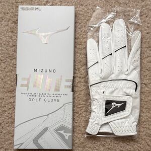 Mizuno Elite White Golf Glove